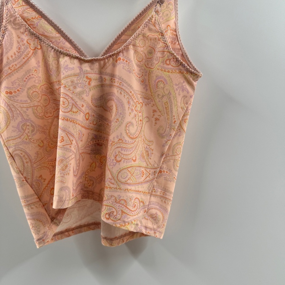 Urban Outfitters Out From Under Peach Paisley Cami (Size Medium, NWT) - Picture 7 of 7